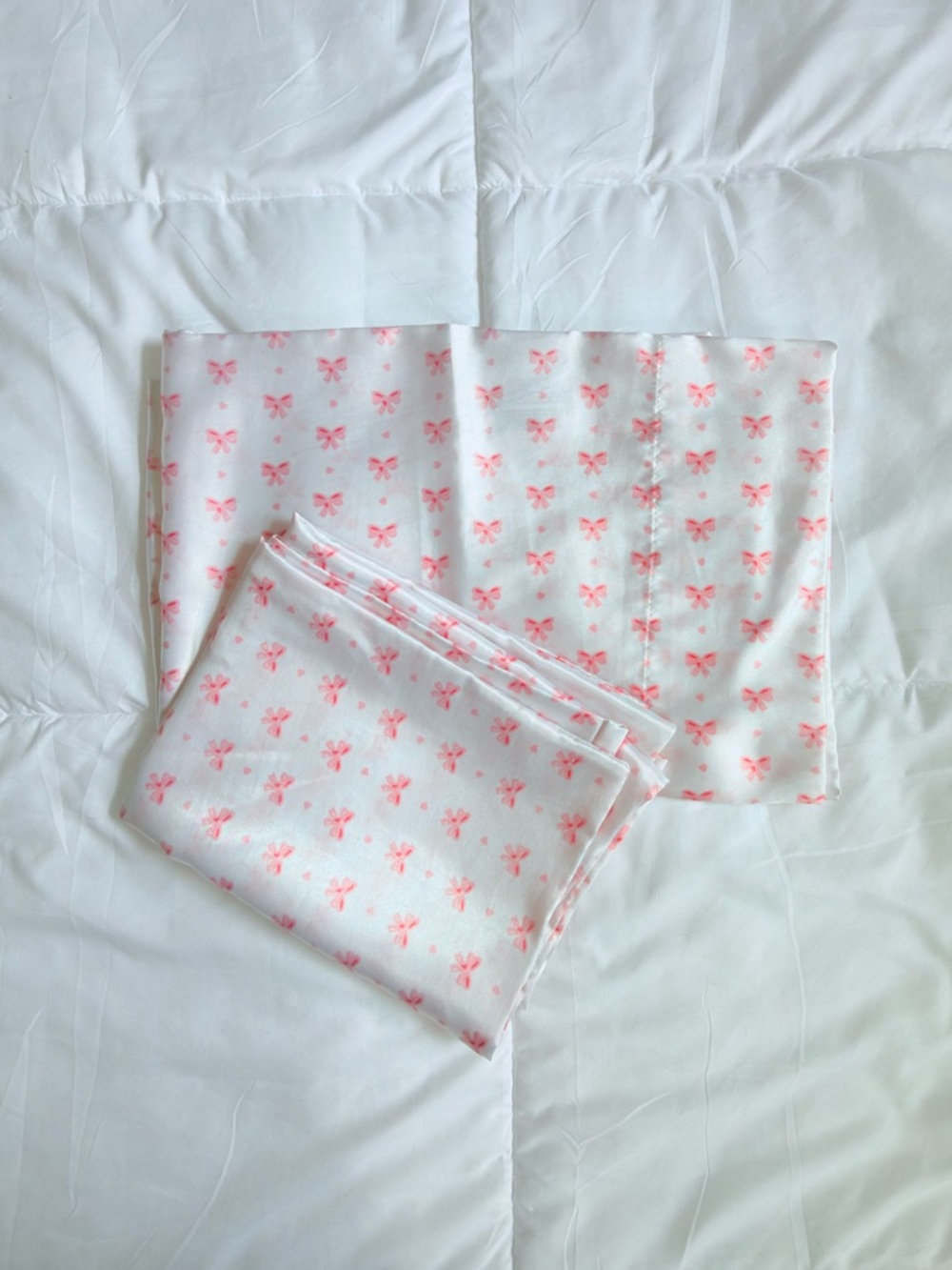 Pink Butterfly Print Cotton Scarf